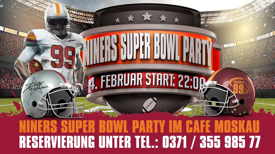 Niners Super Bowl LII  Angebote Cafe Moskau